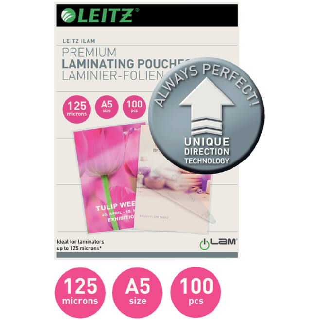 Lamineerhoes Leitz iLAM A5 2x125micron 100stuks