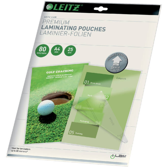 Lamineerhoes Leitz iLAM A4 2x80micron 25stuks