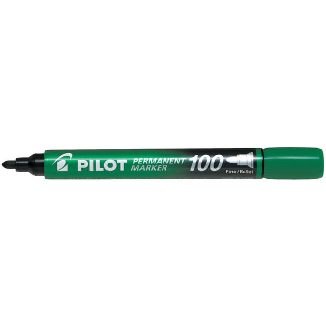 Viltstift PILOT 100 rond fijn groen