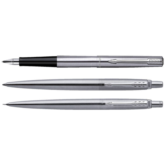Vulpotlood Parker Jotter stainless steel CT 0.5mm HB