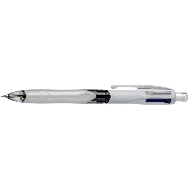 Balpen Bic 3kleuren met vulpotlood HB 0.7mm medium wit