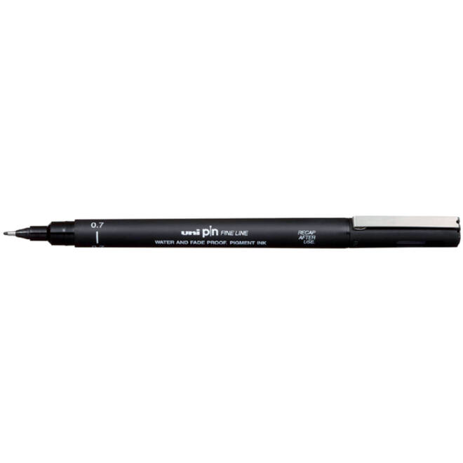 Fineliner Uni-ball Pin 0.7mm zwart