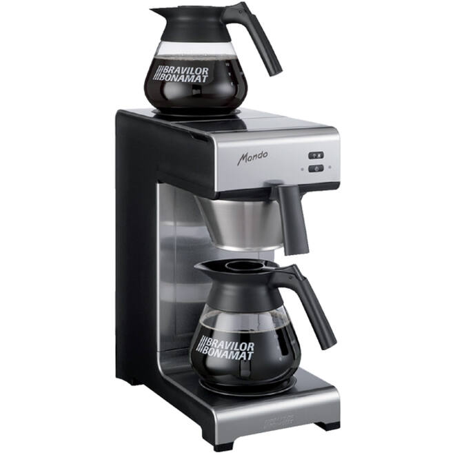 Koffiezetapparaat Bravilor Mondo inclusief 2 glazen kannen