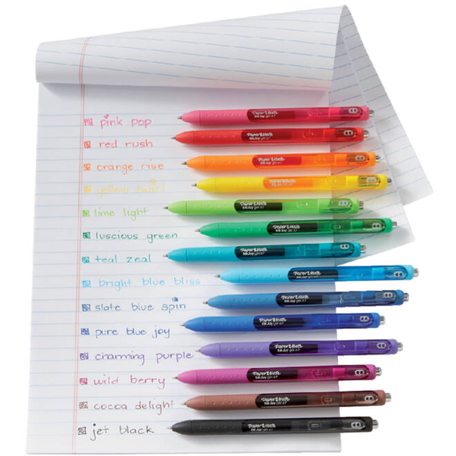Gelschrijver Paper Mate Inkjoy medium zwart