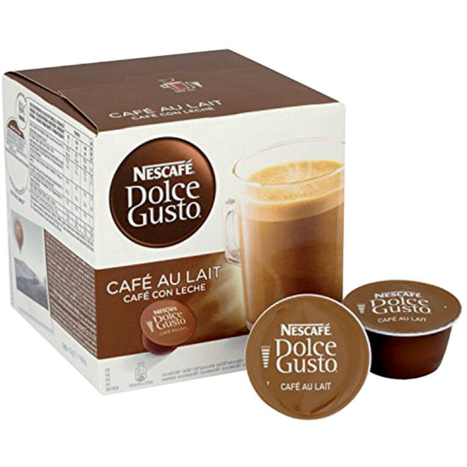 Koffiecups Dolce Gusto Cafe au Lait 16 stuks