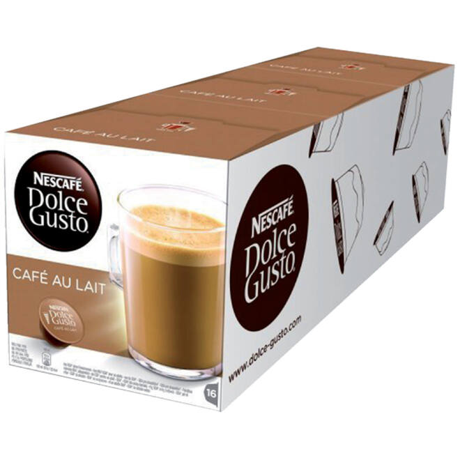 Koffiecups Dolce Gusto Cafe au Lait 16 stuks