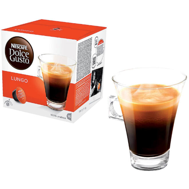 Koffiecups Dolce Gusto Lungo 16 stuks