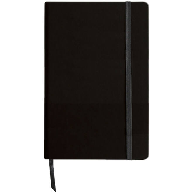 Notitieboek Quantore A6 lijn 192blz 80gr zwart