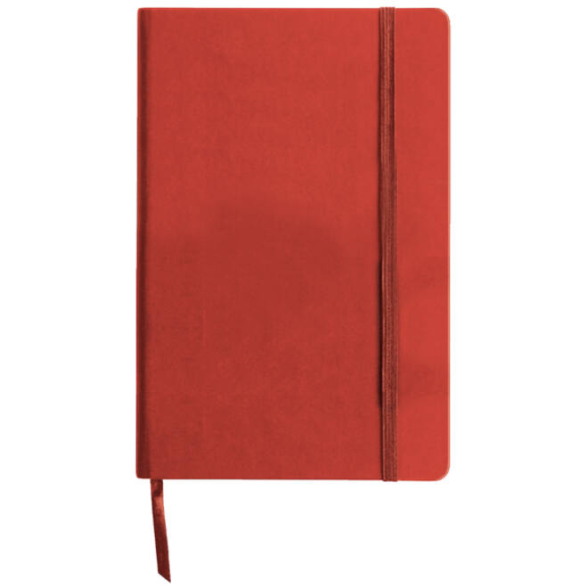 Notitieboek Quantore A5 lijn 192blz 80gr rood