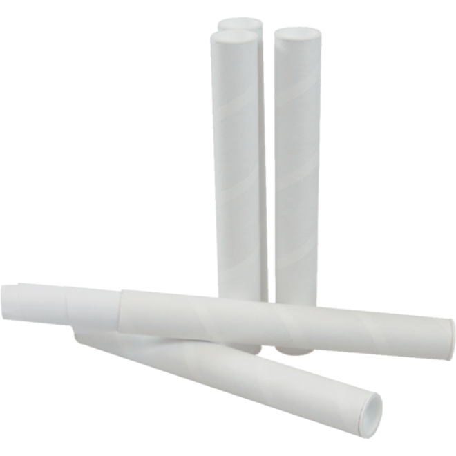 Verzendkoker CleverPack A3 330x29.7x1.2 met doppen wit pak à 20 stuks