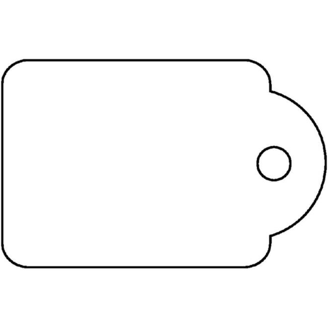 Label Apli karton nr383 7x19mm wit