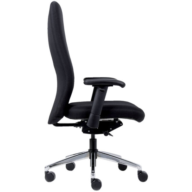 Bureaustoel Euroseats Heavy Duty zwart