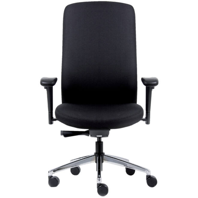 Bureaustoel Euroseats Heavy Duty zwart