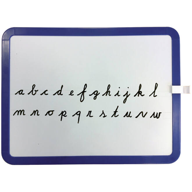 Whiteboard Desq 21X28cm tweezijdig magnetisch