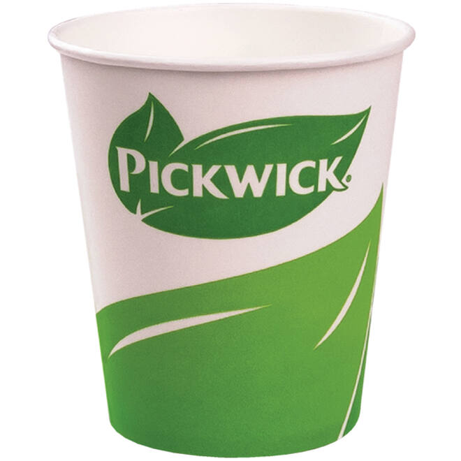 Beker Pickwick 250ml karton 100 stuks