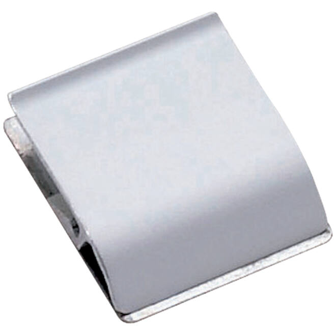 Klemlijst MAUL 3.5x4cm aluminium zelfklevend