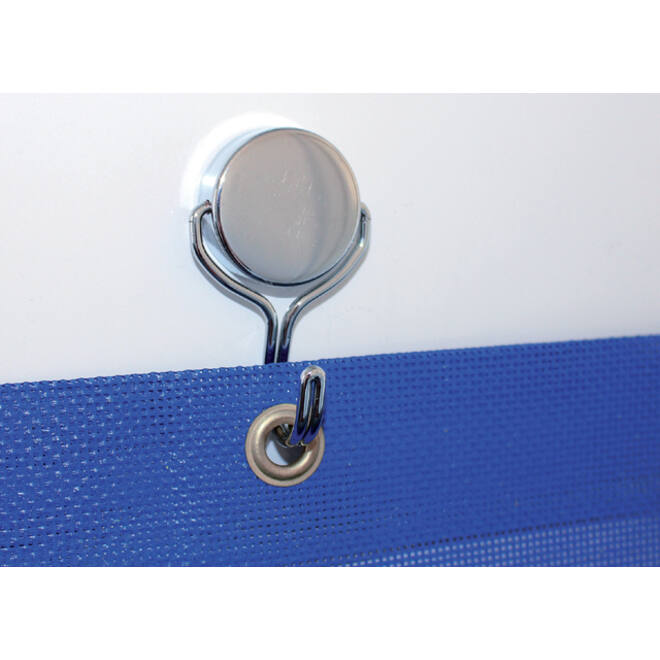 Magneet MAUL Neodymium met haak Ø38,5mm trekkracht 30kg chroom