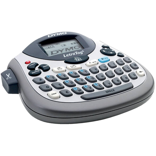 Labelprinter Dymo LetraTag 100T draagbaar azerty 12mm zilver