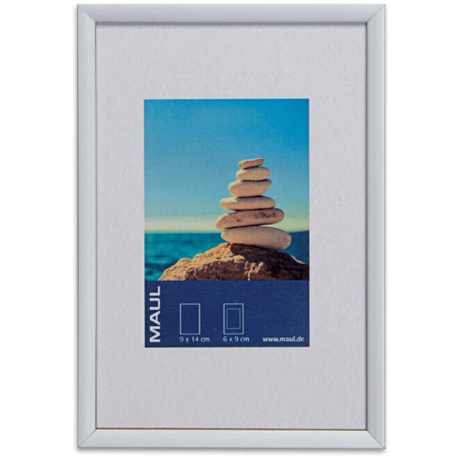Fotolijst MAUL design 10x15cm aluminium frame zilver