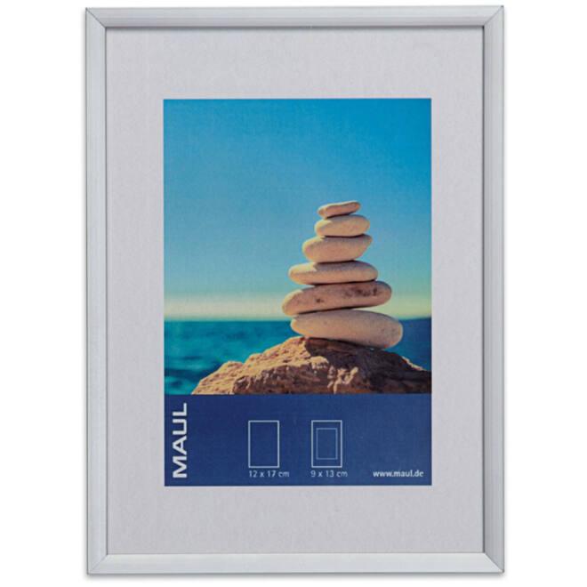 Fotolijst MAUL design 13x18cm aluminium frame zilver