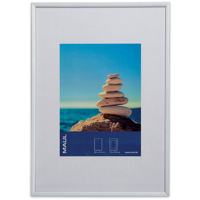 Fotolijst MAUL design 21x30cm aluminium frame zilver