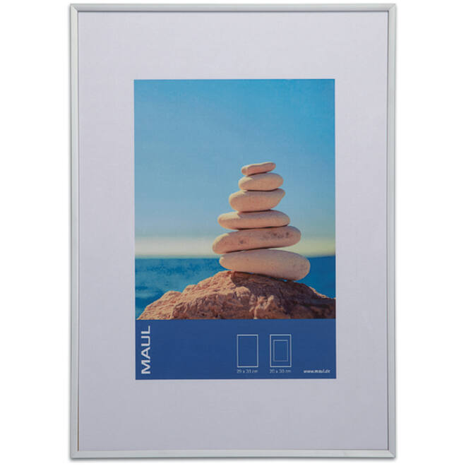 Fotolijst MAUL design 30x40cm aluminium frame zilver