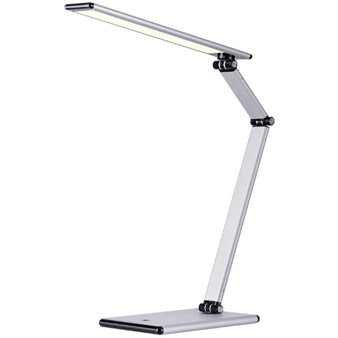 Bureaulamp Hansa led Slim zilvergrijs