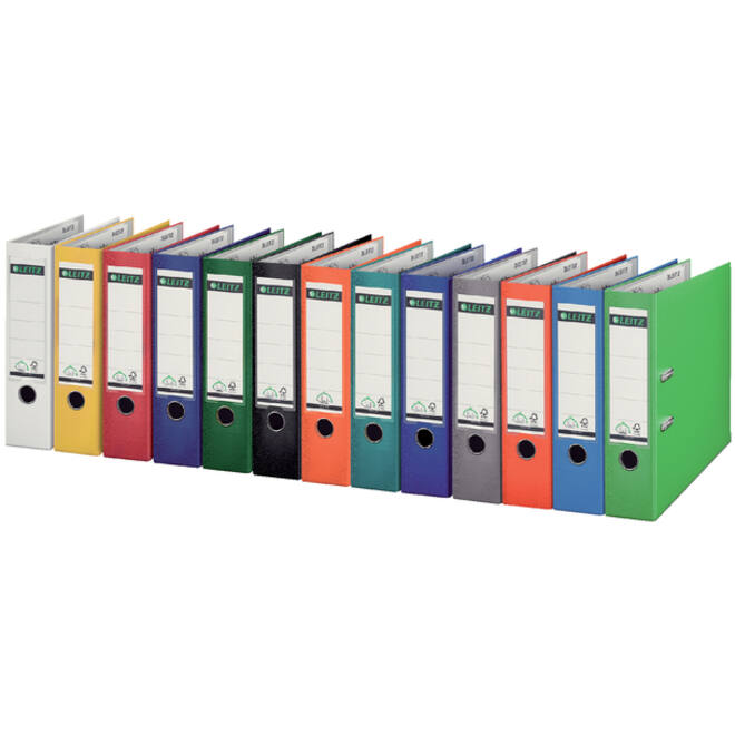 Ordner Leitz 1010 180° 80mm PP A4 blauw