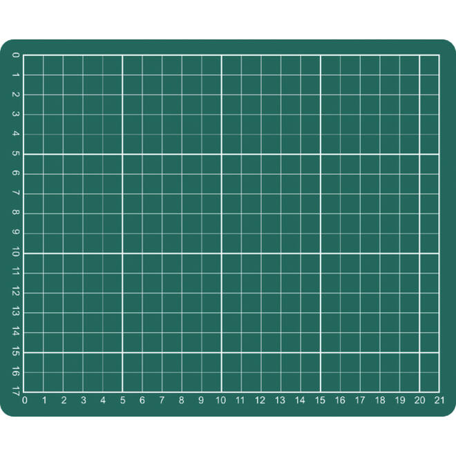 Snijmat A5 230x190mm groen