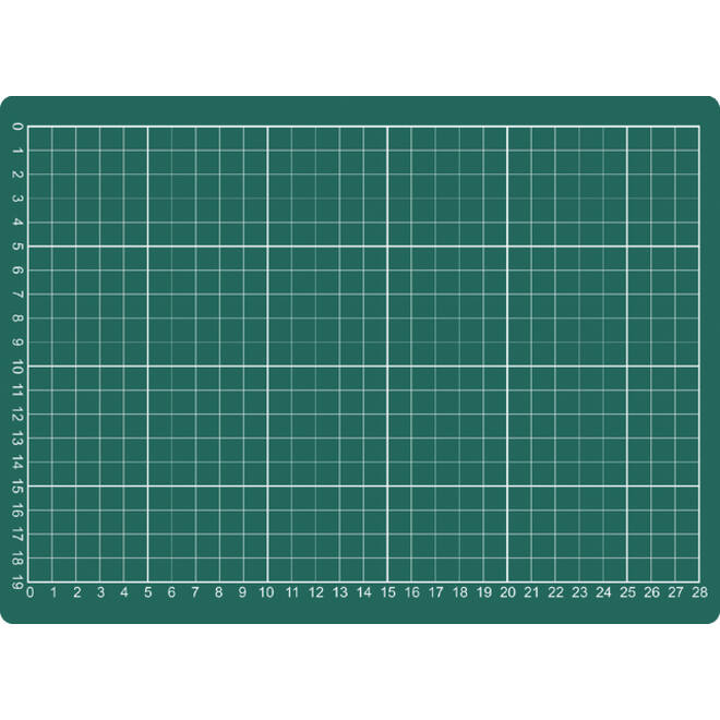 Snijmat A4 300x220mm groen