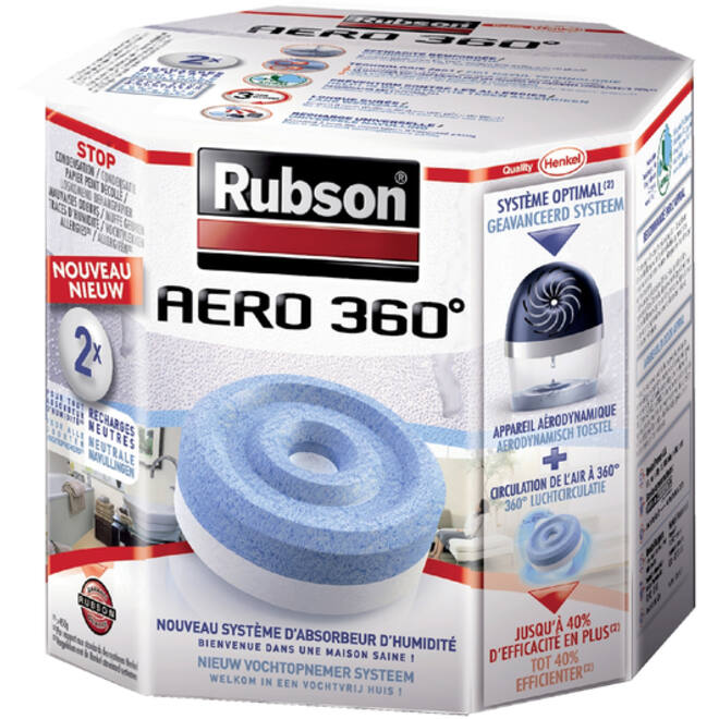 Vochtopnemer Rubson Aero 360 navulling