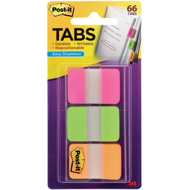 Indextabs Post-it 686PGO 25x38mm strong assorti 66 tabs