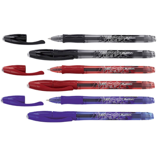 Gelschrijver Bic Gel-ocity illusion medium blauw