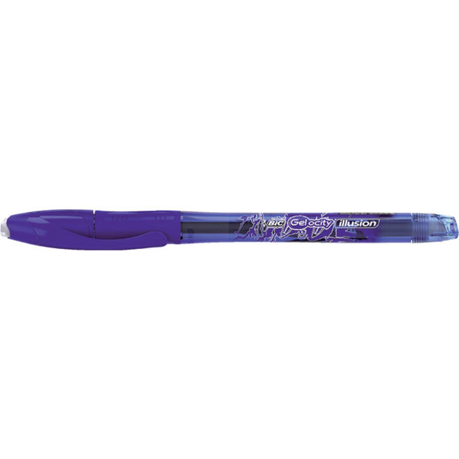 Gelschrijver Bic Gel-ocity illusion medium blauw