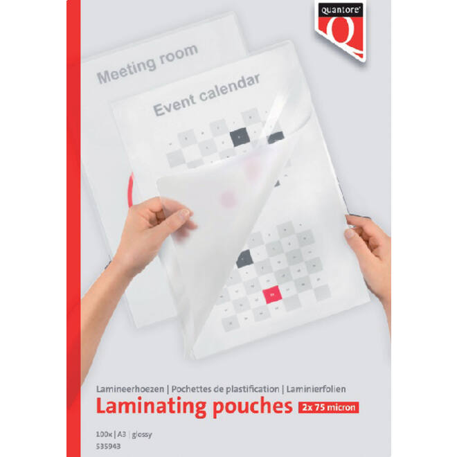 Lamineerhoes Quantore A3 2x75micron 100stuks