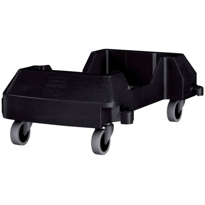 Onderstel Rubbermaid Slim Jim zwart
