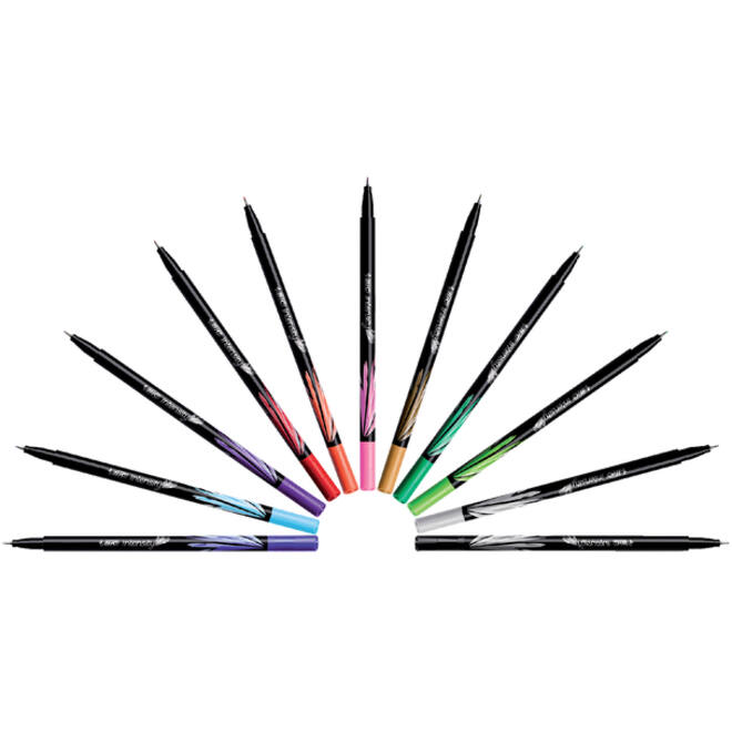 Fineliner Bic intensity 0.4mm assorti