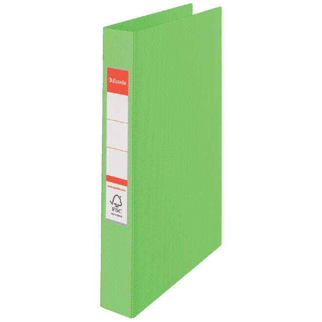 Ringband Esselte A4 23-rings O-mech 19mm PP groen