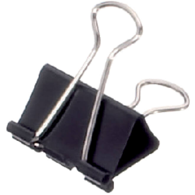 Papierklem MAUL 213 Foldback 32mm capaciteit 13mm zwart