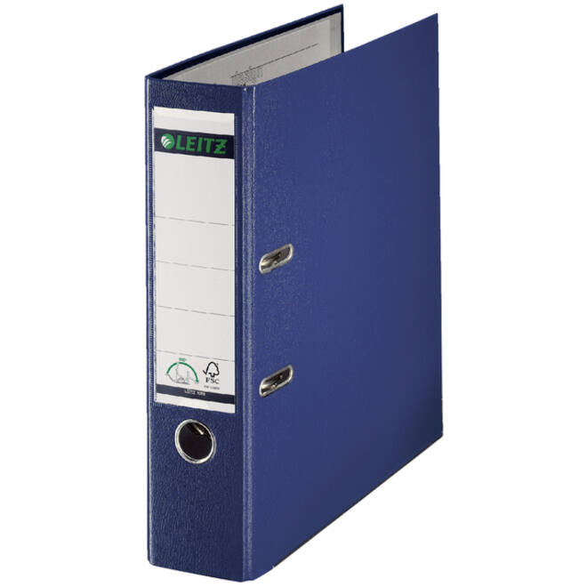 Ordner Leitz 1010 180° 80mm PP A4 blauw