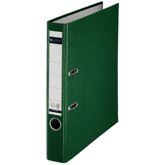 Ordner Leitz 1015 180° 52mm PP A4 groen