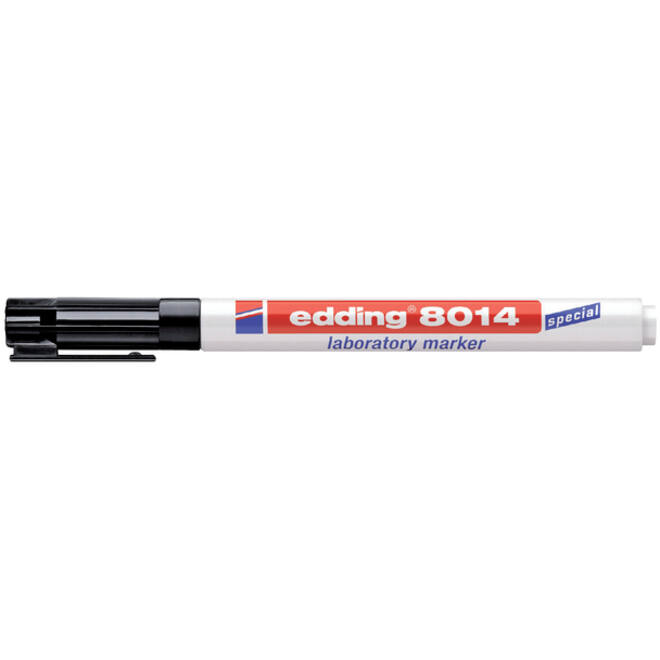 Viltstift edding 8014 laboratorium rond 1mm zwart