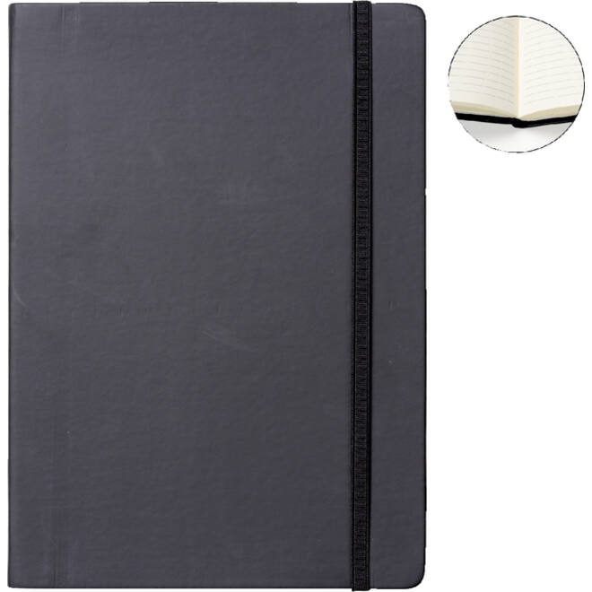 Notitieboek Quantore A4 lijn192 blz 80gr zwart