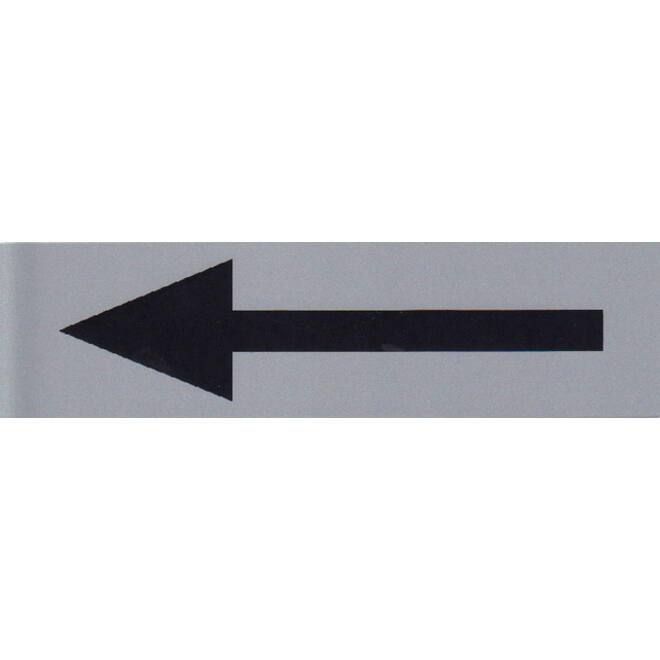Infobord pictogram pijl 165x44mm