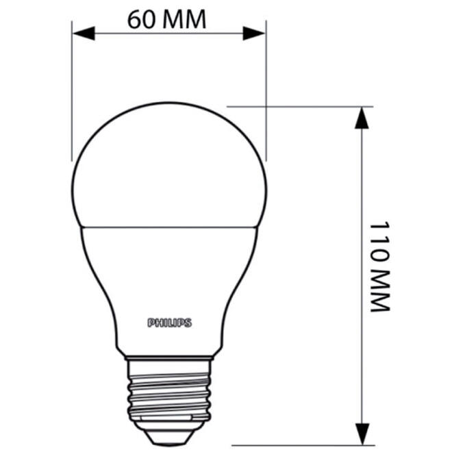 Ledlamp Philips CorePro LEDbulb E27 13,5W=100W 1520 Lumen