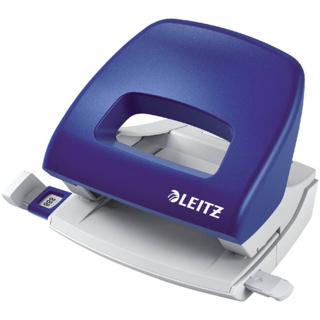 Perforator Leitz Nexxt bureau 16 vel blauw