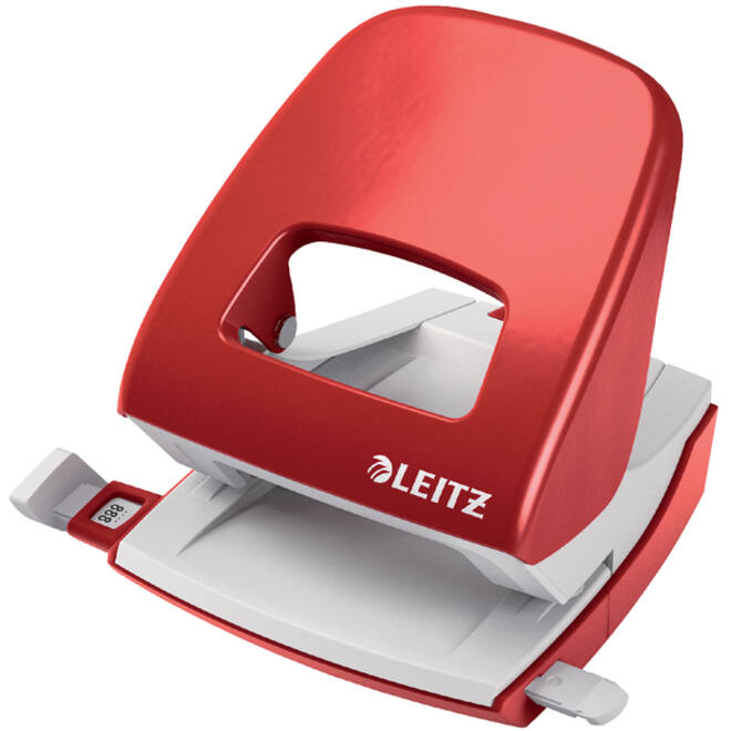 Perforator Leitz 5008 NeXXt metaal 30 vel rood