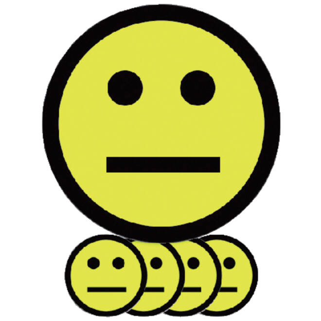 Magneet smiley 75mm emotie neutraal geel