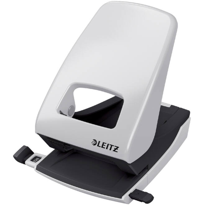 Perforator Leitz Nexxt archief metaal 40 vel grijs
