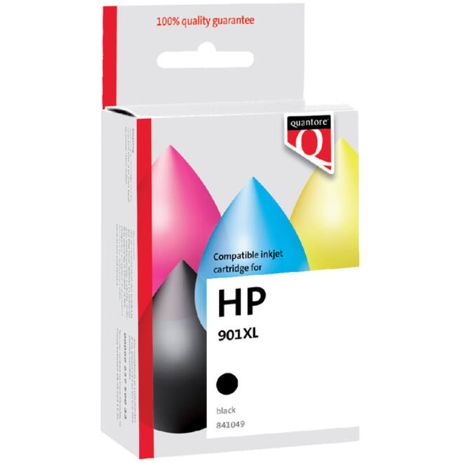 Inktcartridge Quantore alternatief tbv HP CC654A 901XL zwart